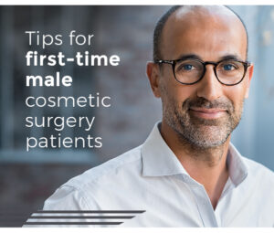 tips for first-time male facial cosmetic surgery patients